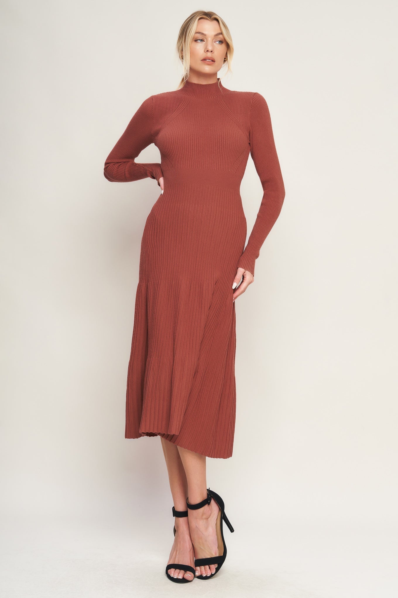 STOLEN KISSES SWEATER MIDI DRESS Flying Tomato